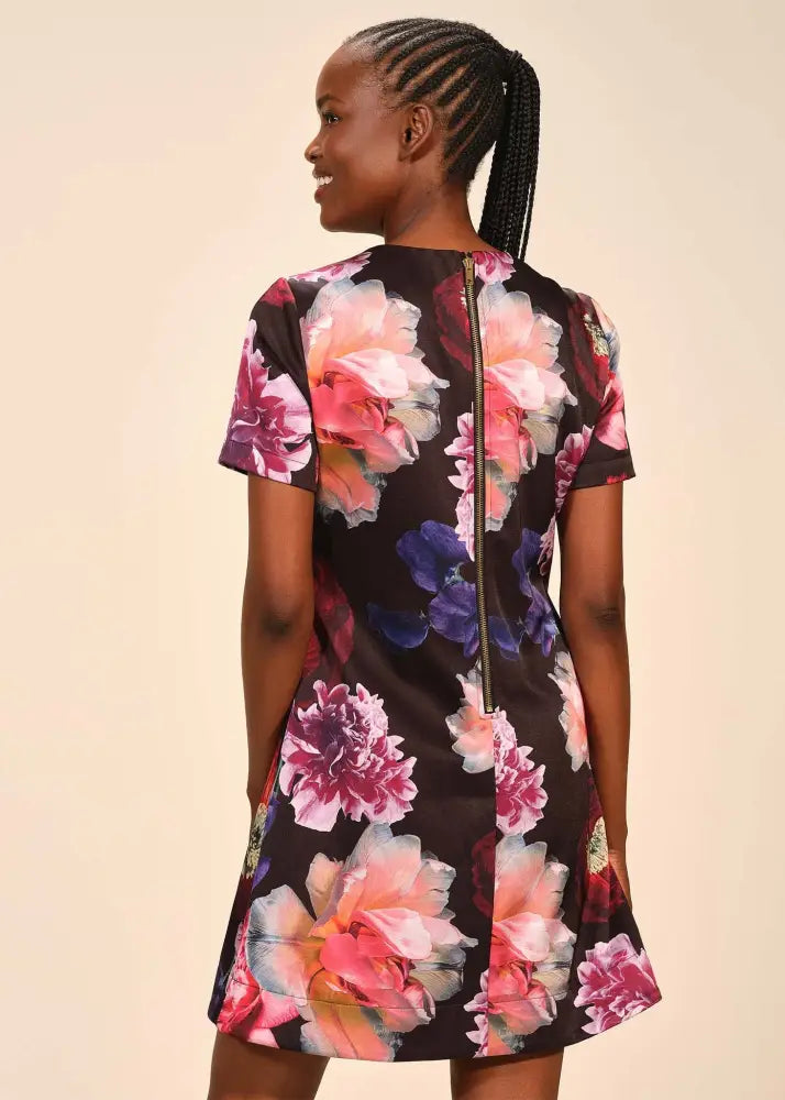 Satin Mini Dress - Clothing