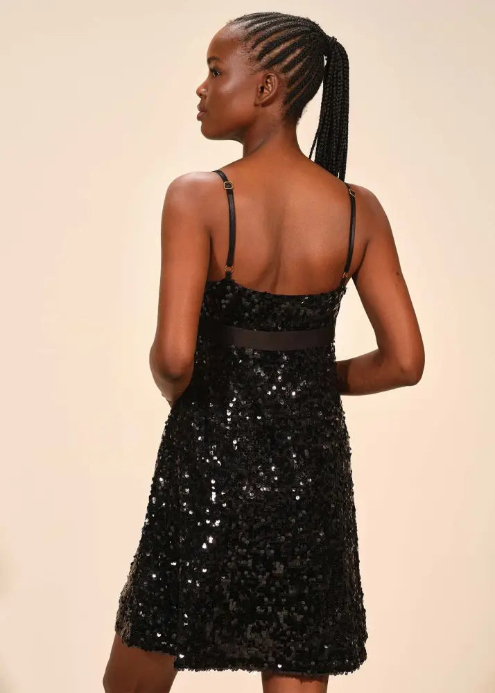 Sequin Mini Dress - Clothing